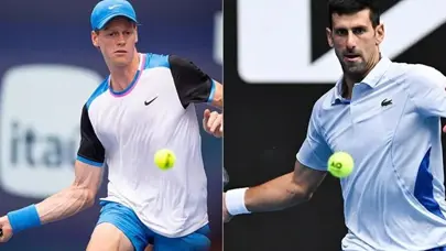 Novak Djokovic ve Jannik Sinner yarı finalde elendi