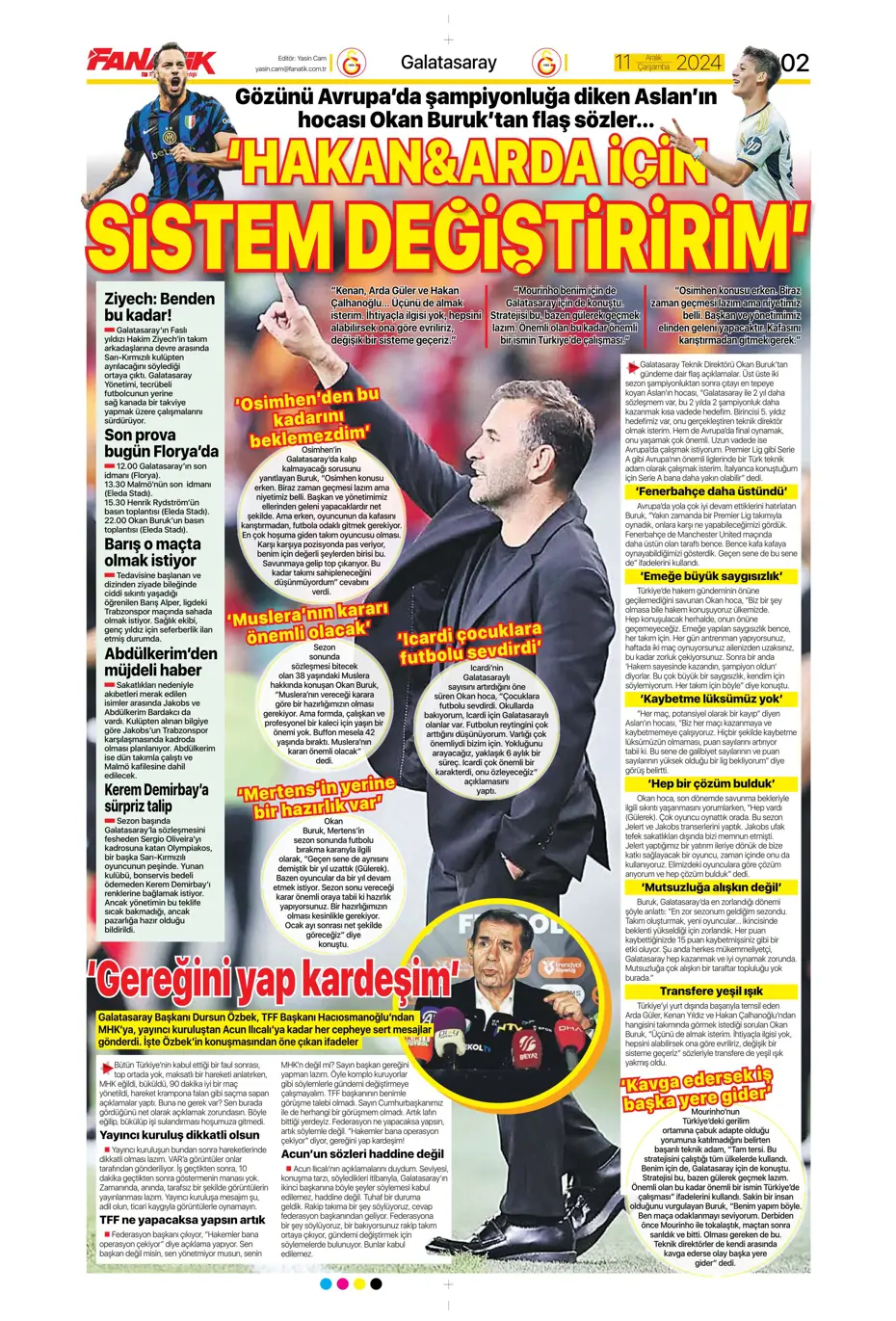 "Galatasaray'dan Talisca bombası" | Sporun manşetleri - 3