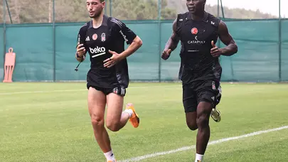 Beşiktaş'ta çifte antrenman