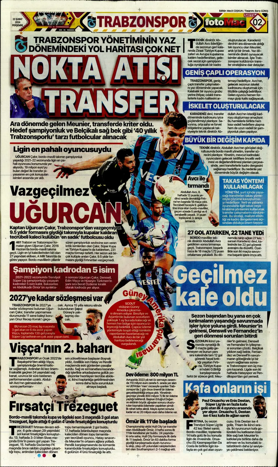 "Fenerbahçe Alex'in peşinde" | Sporun manşetleri (22 Şubat 2024) - 11 "Fenerbahçe Alex'in peşinde" | Sporun manşetleri (22 Şubat 2024) - 11