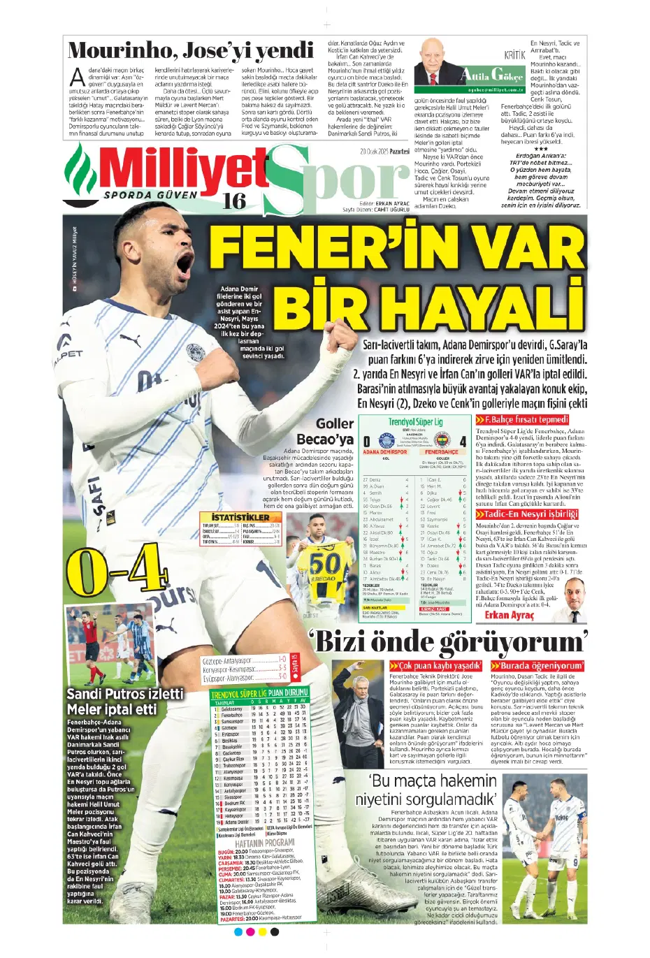 "Galatasaray dünyaca ünlü yıldızı İstanbul'a getiriyor" | Sporun manşetleri - 17 "Galatasaray dünyaca ünlü yıldızı İstanbul'a getiriyor" | Sporun manşetleri - 17