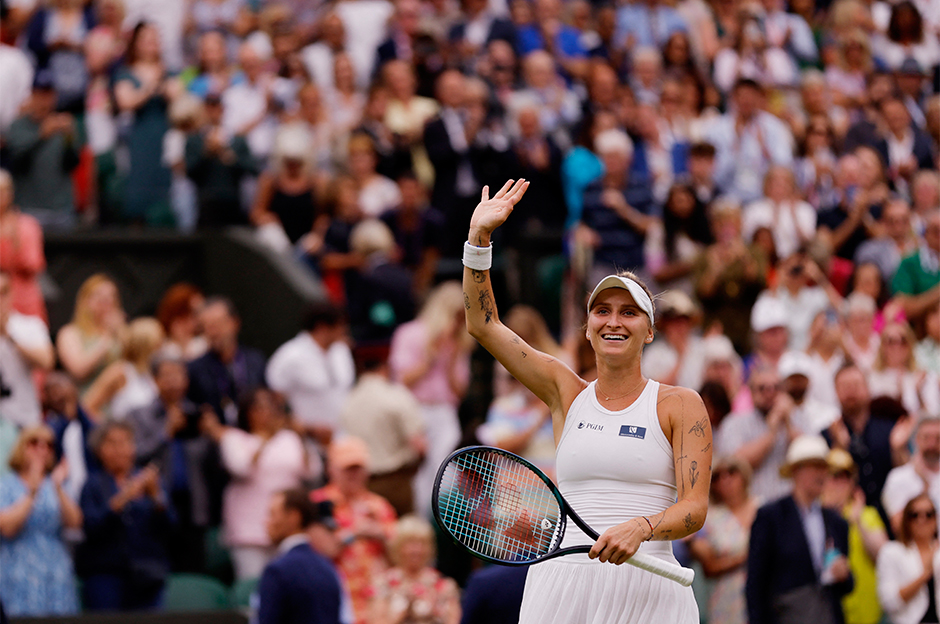 60 yıl sonra ilk: Wimbledon'da tek kadınlarda ilk finalist Vondrousova