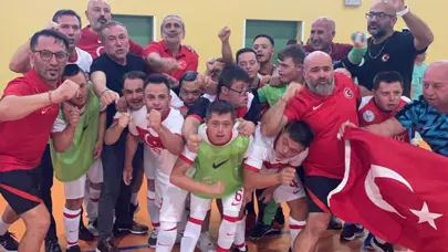 Down Sendromlu Özel Futsal Milli Takımı, Avrupa şampiyonu oldu
