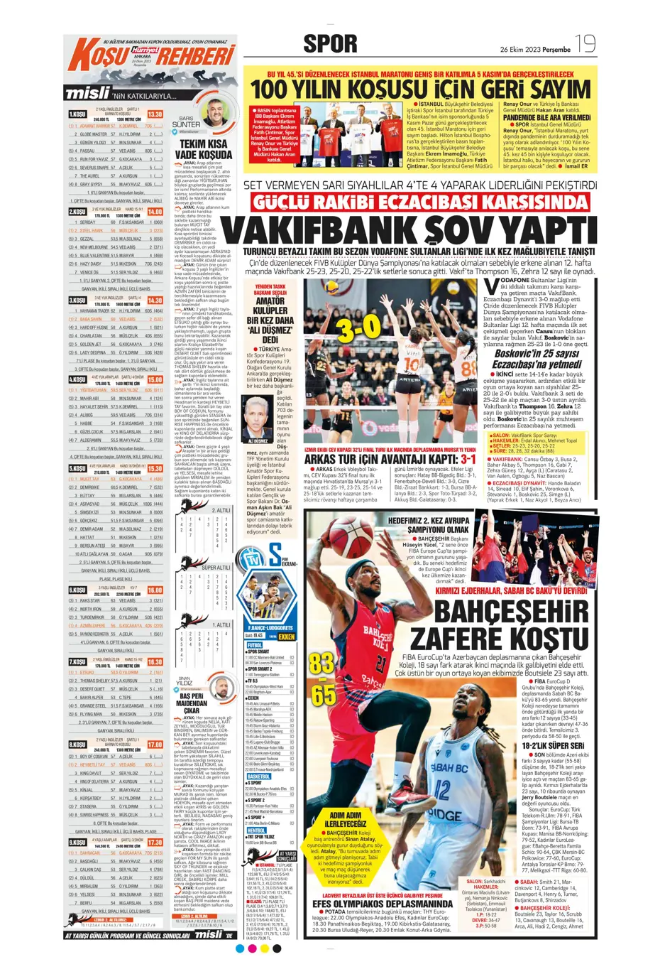 "Okan hoca haklıymış!" | Sporun manşetleri (26 Ekim 2023) - 15 "Okan hoca haklıymış!" | Sporun manşetleri (26 Ekim 2023) - 15