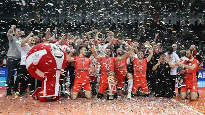Şampiyon Ziraat Bankası, kupasını aldı