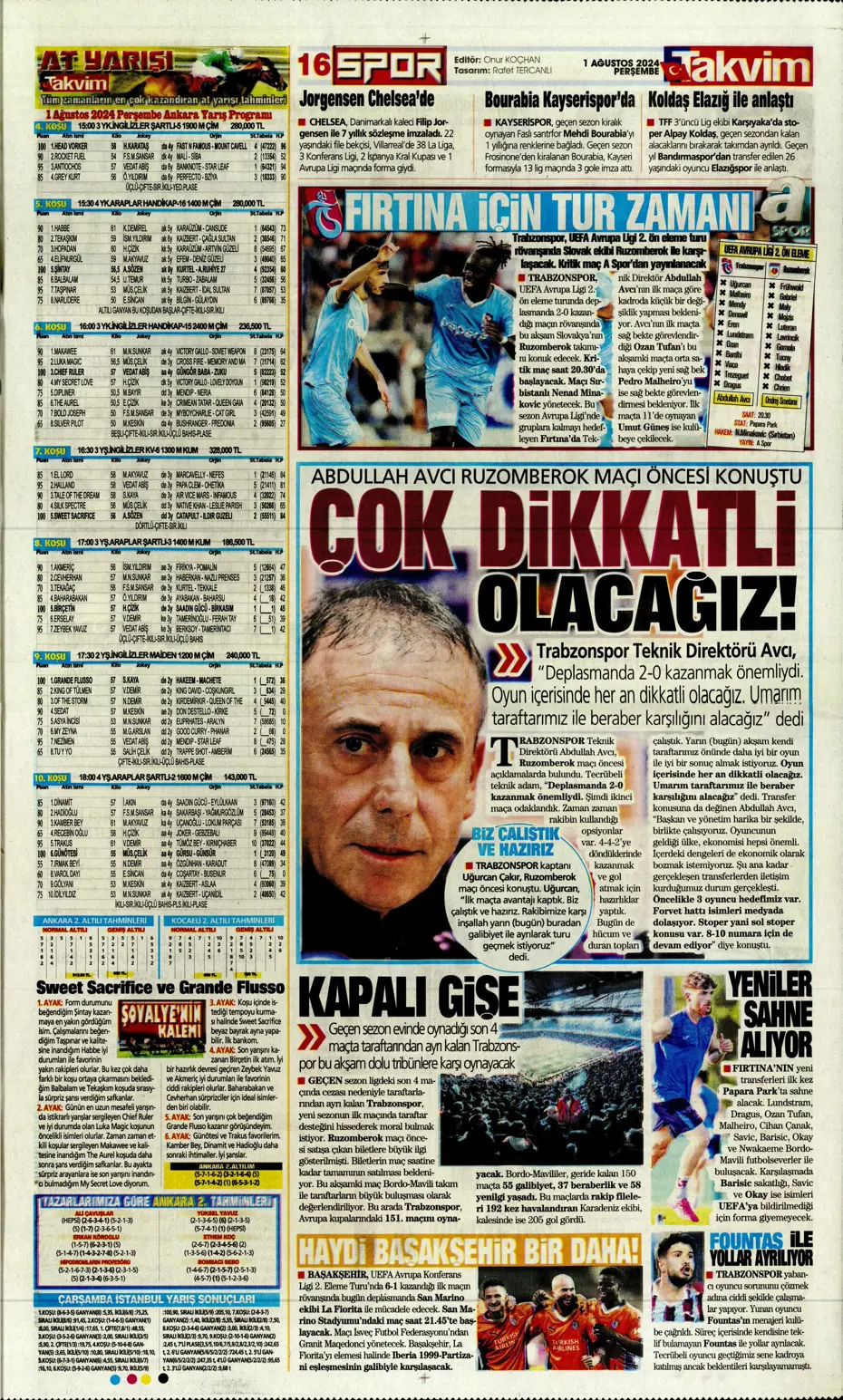 "McTominay Aslan oluyor" | Sporun manşetleri (1 Ağustos 2024) - 30 "McTominay Aslan oluyor" | Sporun manşetleri (1 Ağustos 2024) - 30
