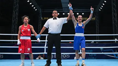 Buse Naz Çakıroğlu'ndan Avrupa Oyunları'nda altın madalya