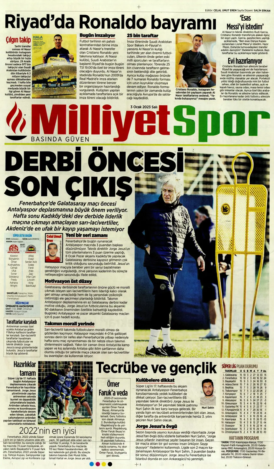 Sporun manşetleri (3 Ocak 2023) - 21