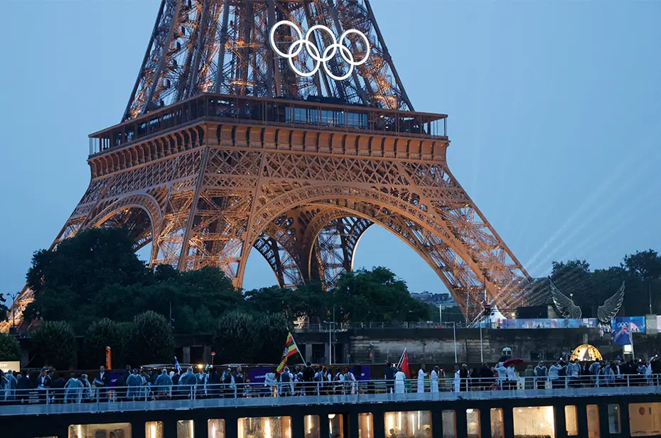 2024 Paris Olimpiyatları: Açılış töreninden kareler - 19