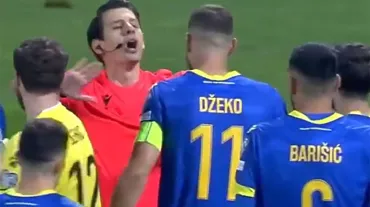 İZLE | Milli maçta Edin Dzeko'dan Halil Umut Meler'e penaltı isyanı