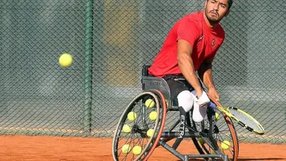 Paris 2024 Paralimpik Oyunları'nda milli tenisçi Ahmet Kaplan, yarı finalde
