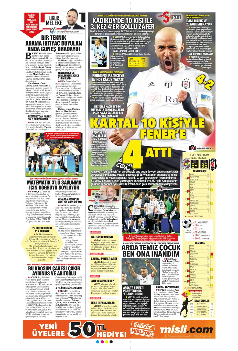 "10 parmak tarih yazdılar" - Sporun manşetleri (3 Nisan 2023) - 18