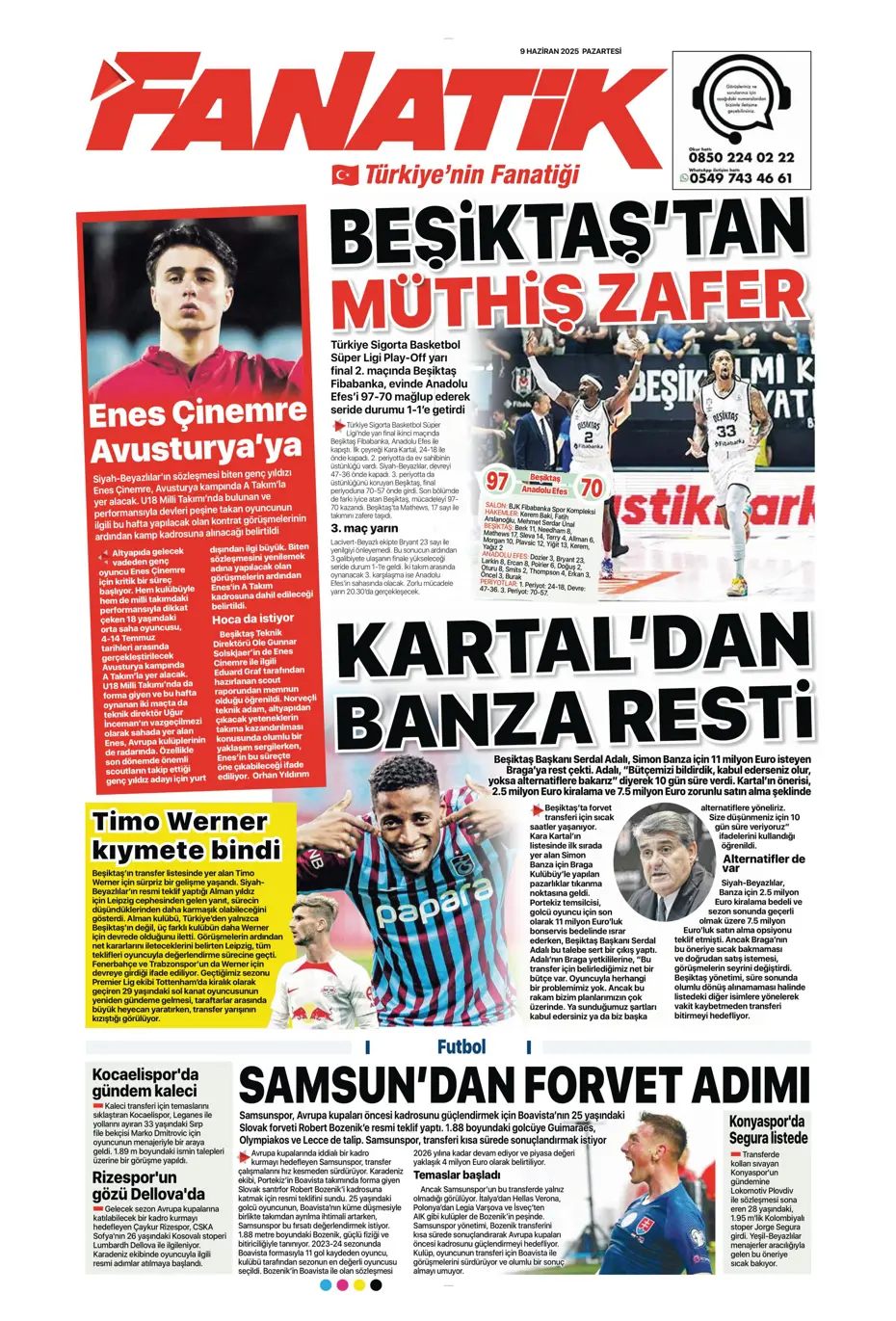 "Hakim Ziyech geri dönüyor" | Sporun manşetleri - 11