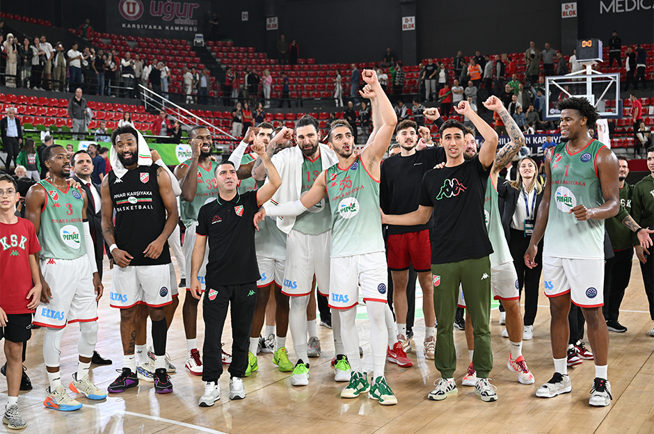 Pınar Karşıyaka Basketbol Şampiyonlar Ligi'ne galibiyetle başladı