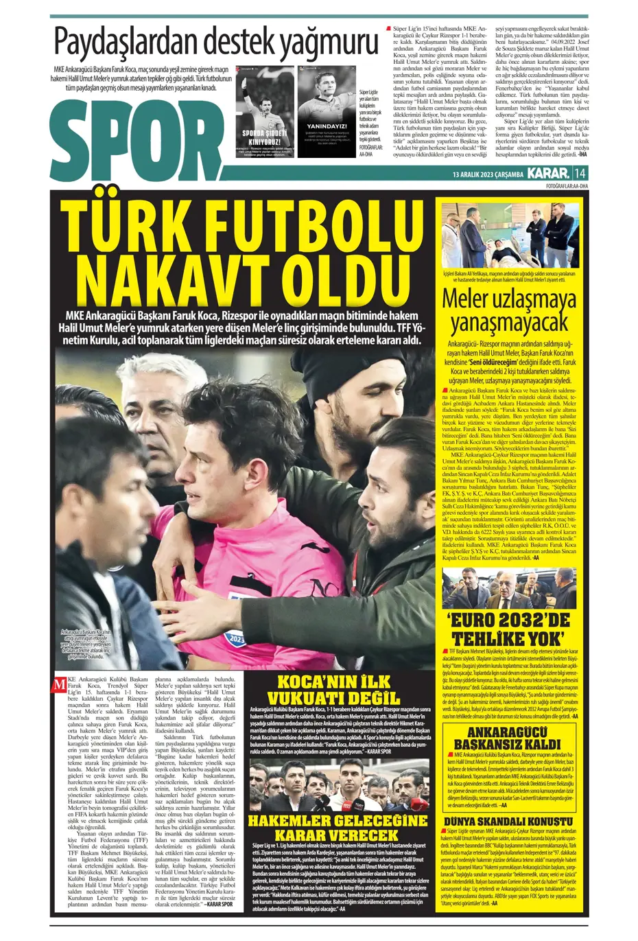 "Aslan'ın yeni yeri Avrupa Ligi" | Sporun manşetleri (13 Aralık 2023) - 18