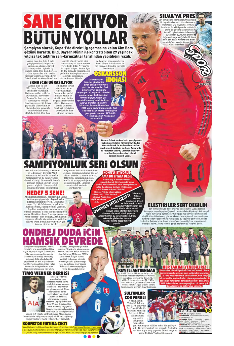 "Fenerbahçe'den Boniface bombası" | Sporun manşetleri (5 Haziran 2025) - 24