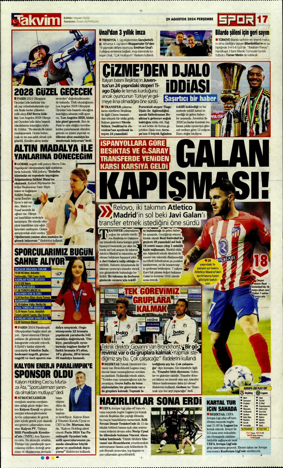 "Fenerbahçe'den Saint-Maximin kararı" | Sporun manşetleri - 32