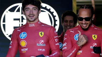 Yarışın ardından Ferrari'ye kötü haber: Hamilton ve Leclerc diskalifiye edildi