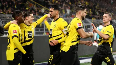 Borussia Dortmund ilk yarıda geri döndü