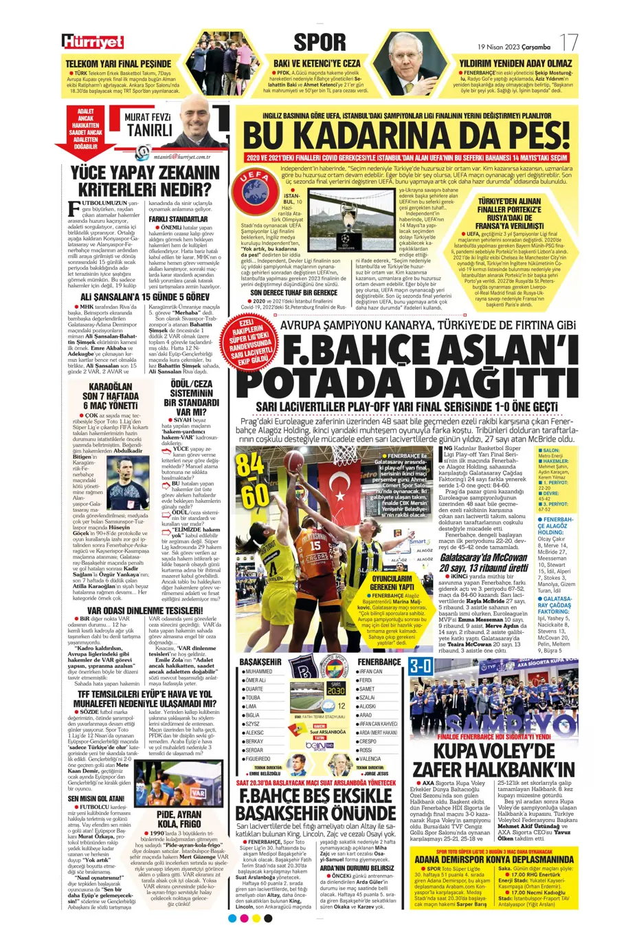 "Galatasaray'ın şov gecesi" | Sporun Manşetleri - 16 "Galatasaray'ın şov gecesi" | Sporun Manşetleri - 16