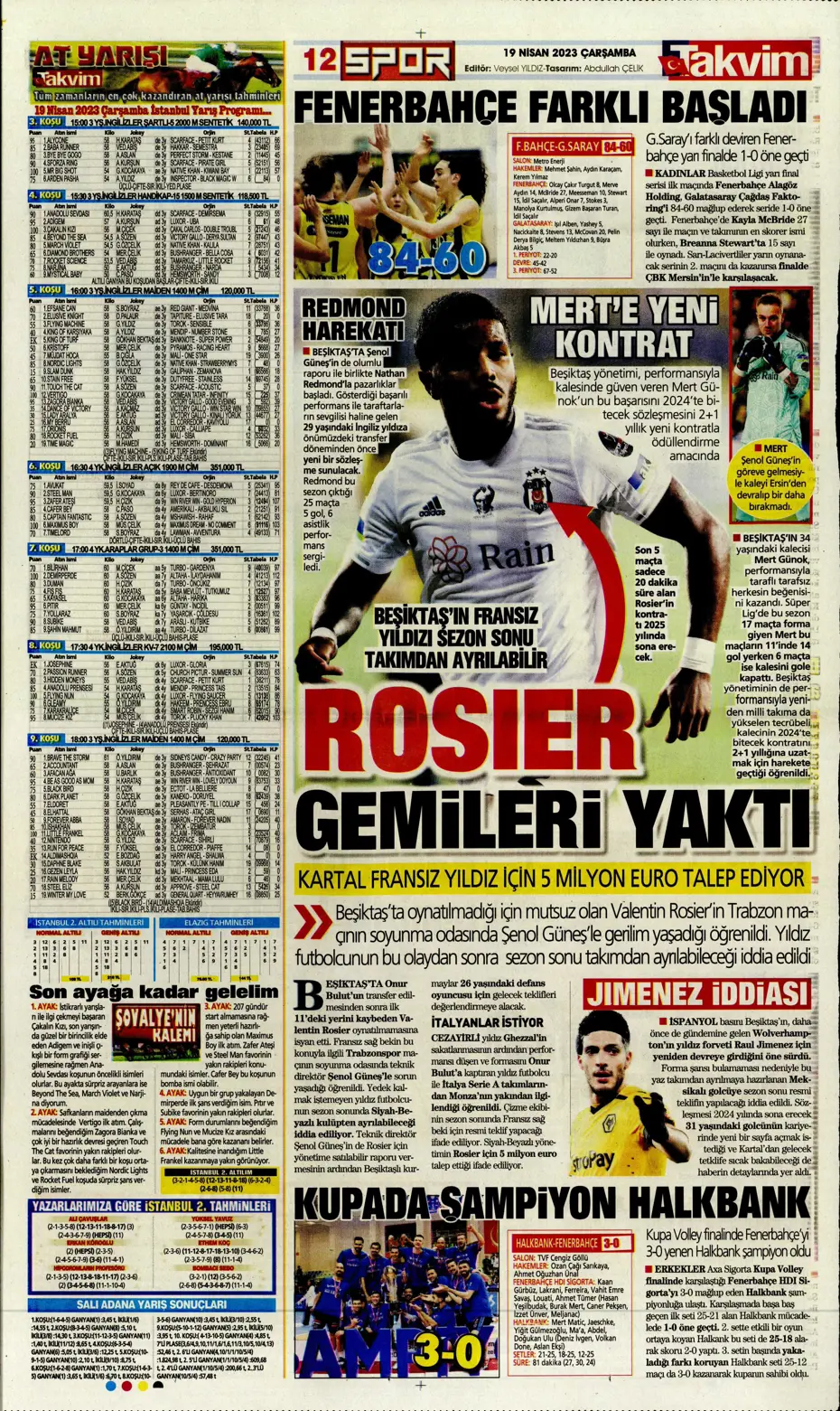 "Galatasaray'ın şov gecesi" | Sporun Manşetleri - 35 "Galatasaray'ın şov gecesi" | Sporun Manşetleri - 35