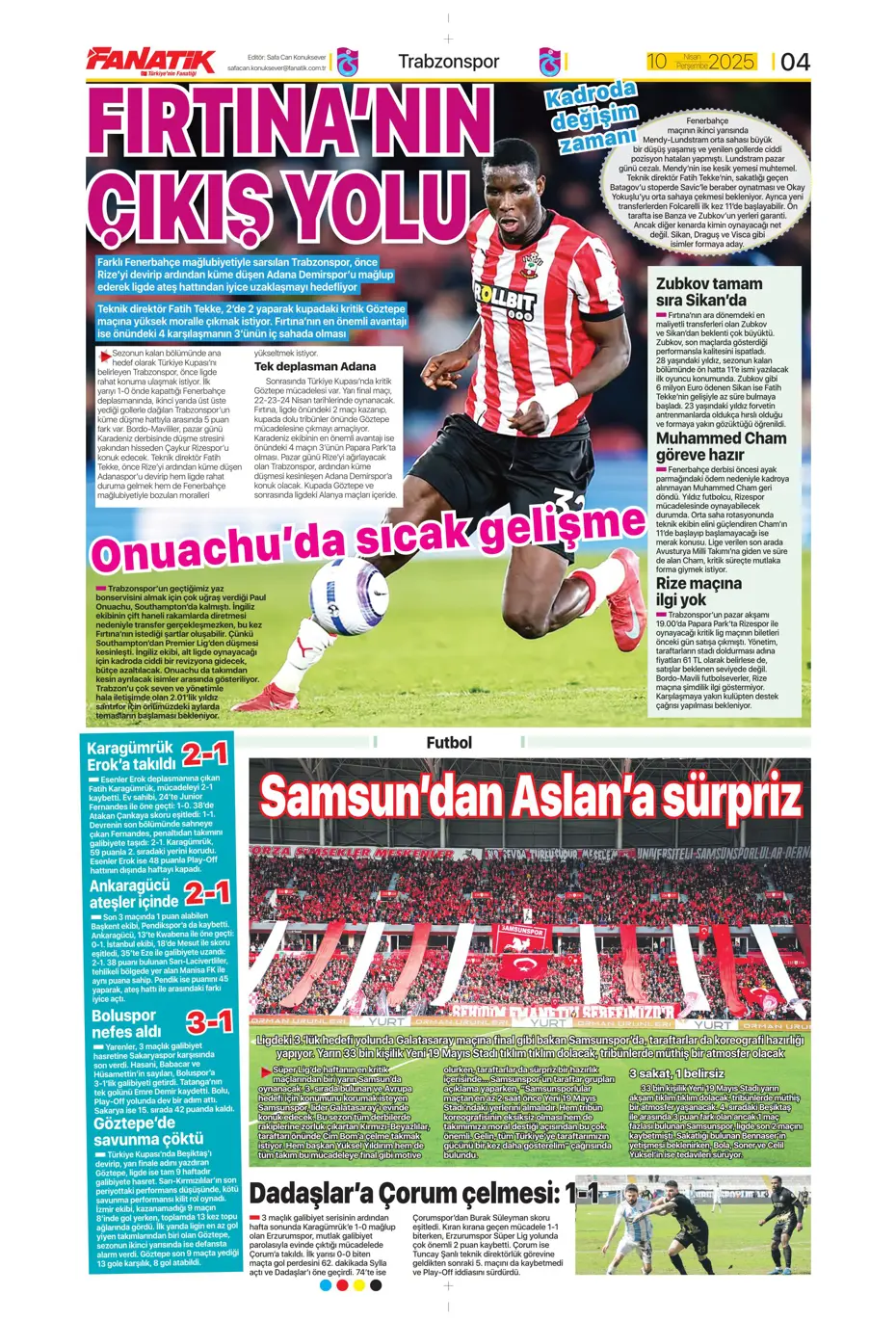 "Fenerbahçe'nin yeni lideri: Thomas Müller" | Sporun manşetleri - 4