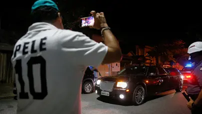 Pele'nin cenazesi doğduğu kasabada