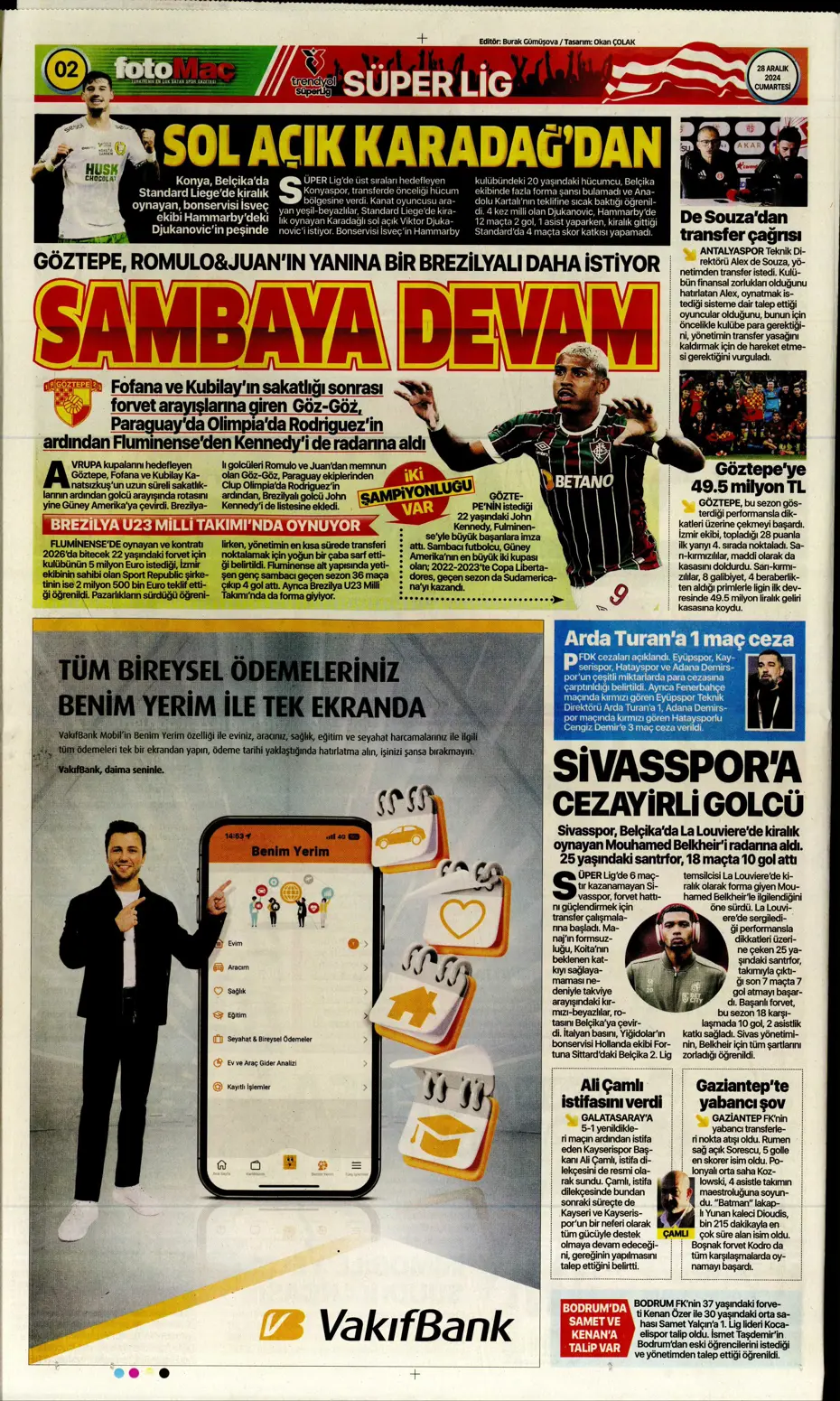 "Ronaldo'nun talebiyle En-Nesyri'ye 40 milyon euro" | Sporun manşetleri - 8