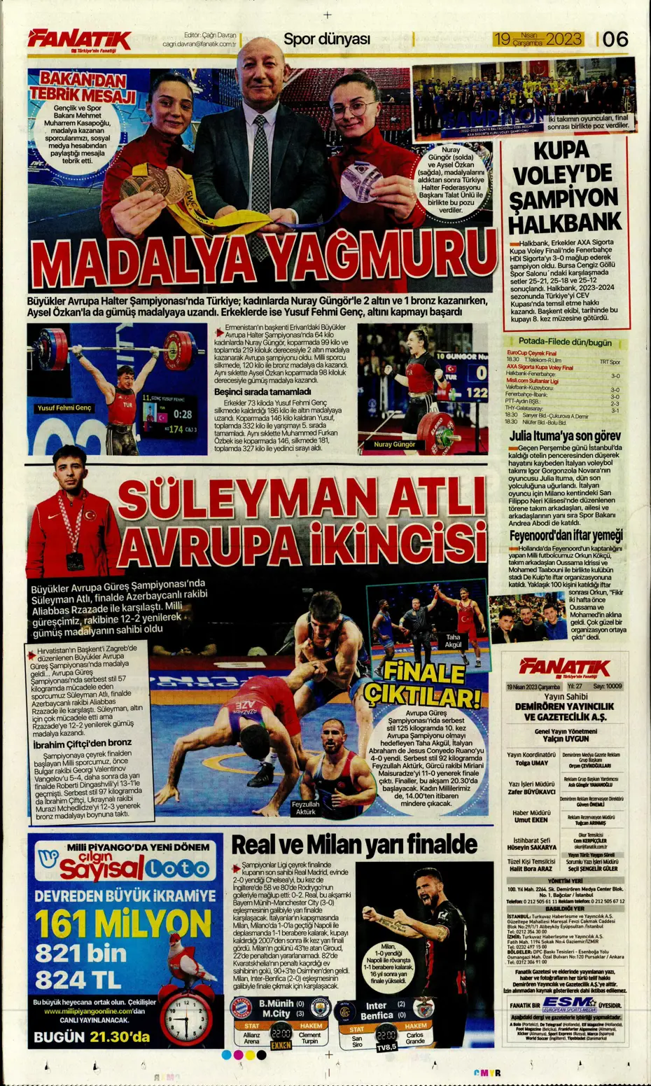 "Galatasaray'ın şov gecesi" | Sporun Manşetleri - 7 "Galatasaray'ın şov gecesi" | Sporun Manşetleri - 7