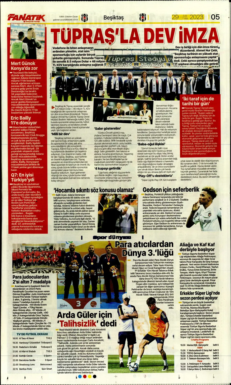 "Fenerbahçe gollerle coştu" | Sporun Manşetleri - 7 "Fenerbahçe gollerle coştu" | Sporun Manşetleri - 7