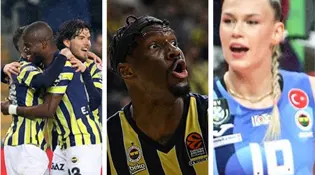 Fenerbahçe'nin zafer gecesi: 3'te 3