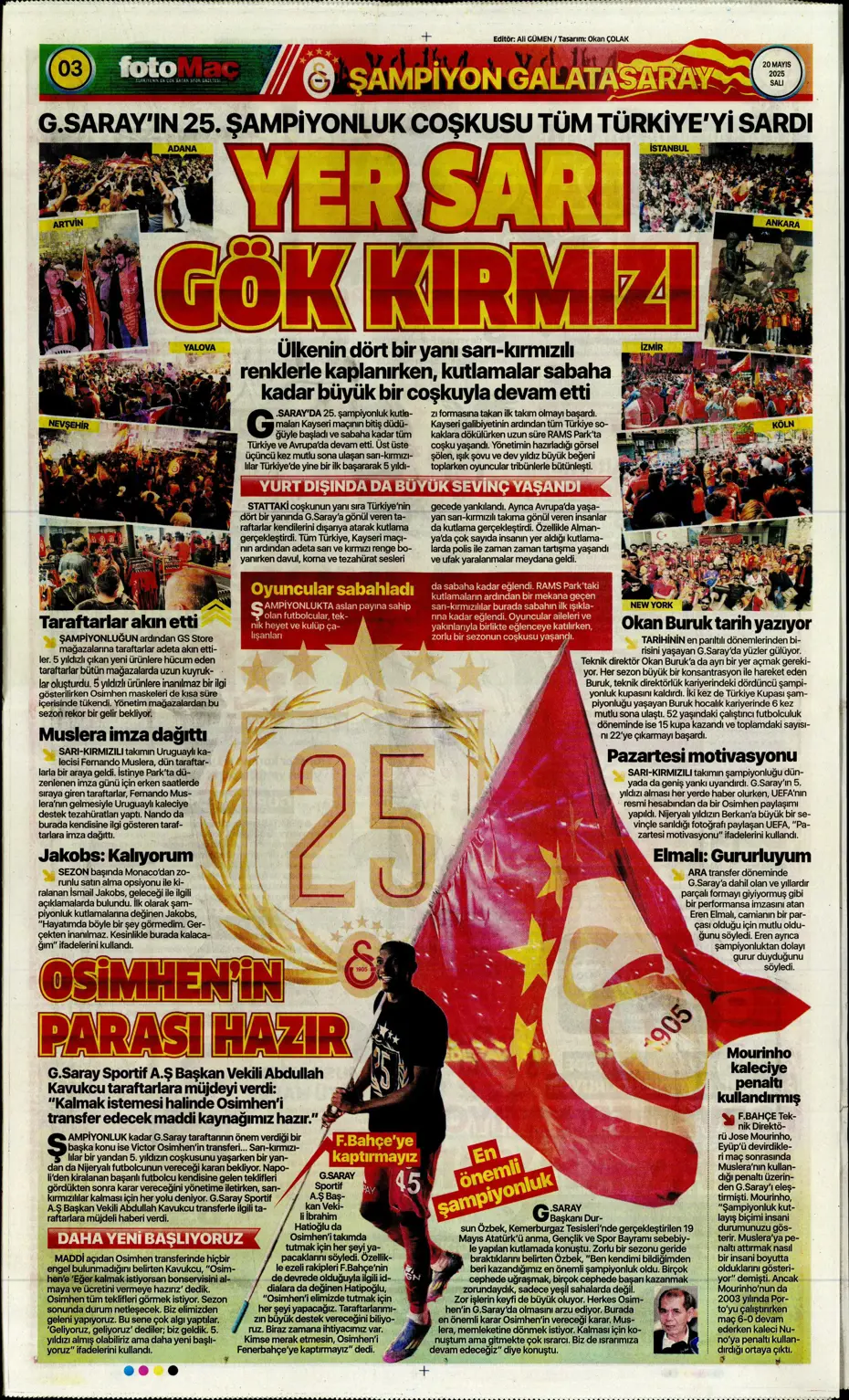 "Osimhen yılın müjdesini verdi: Kalmaya yakınım" | Sporun manşetleri - 11