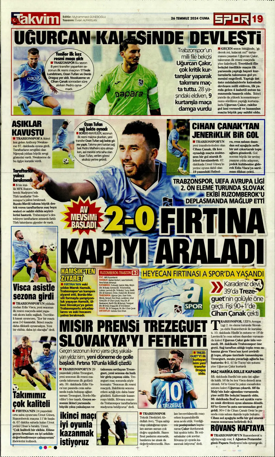 "Anderson Talisca savaşı" | Sporun manşetleri - 36