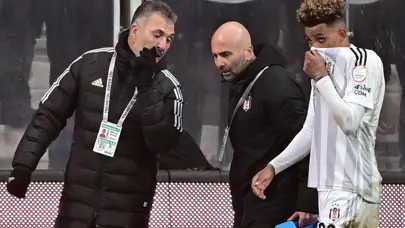 Beşiktaş'ta ilk yarıda 2 sakatlık