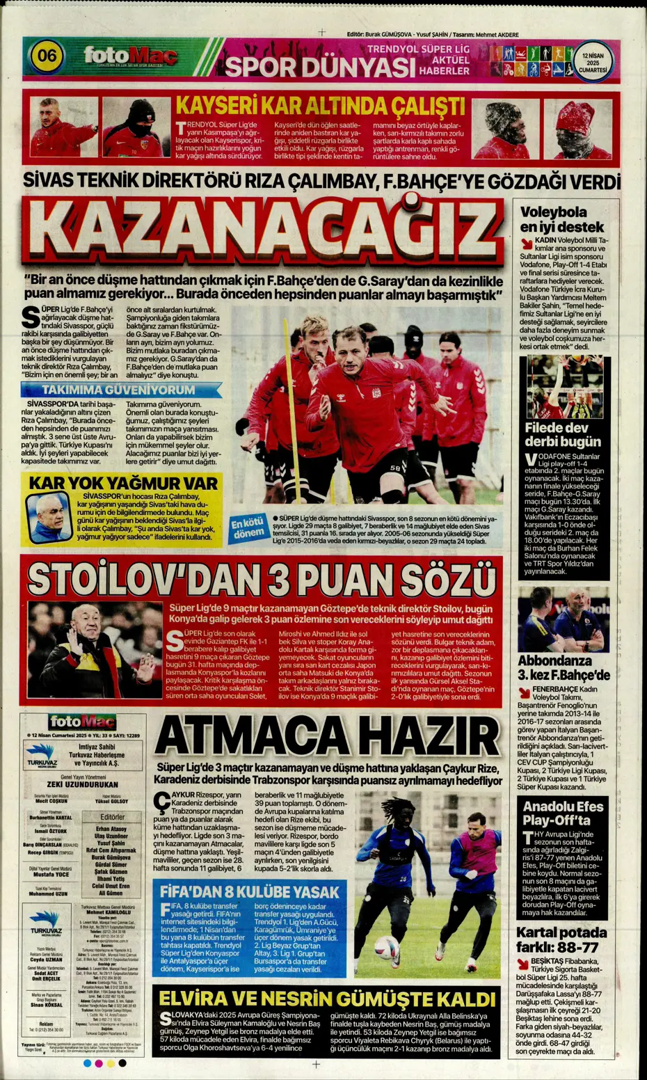 "Türk futbolunun utanç tablosu" | Sporun manşetleri - 15