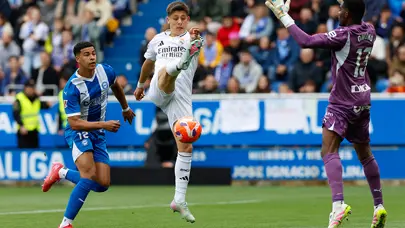 Kırmızı kartların çıktığı maçta Real Madrid tek golle kazandı