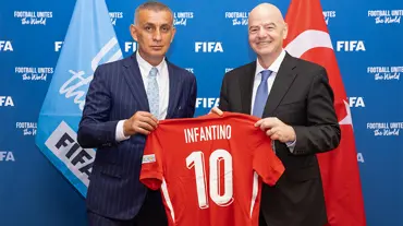 İbrahim Hacıosmanoğlu ve Gianni Infantino bir araya geldi