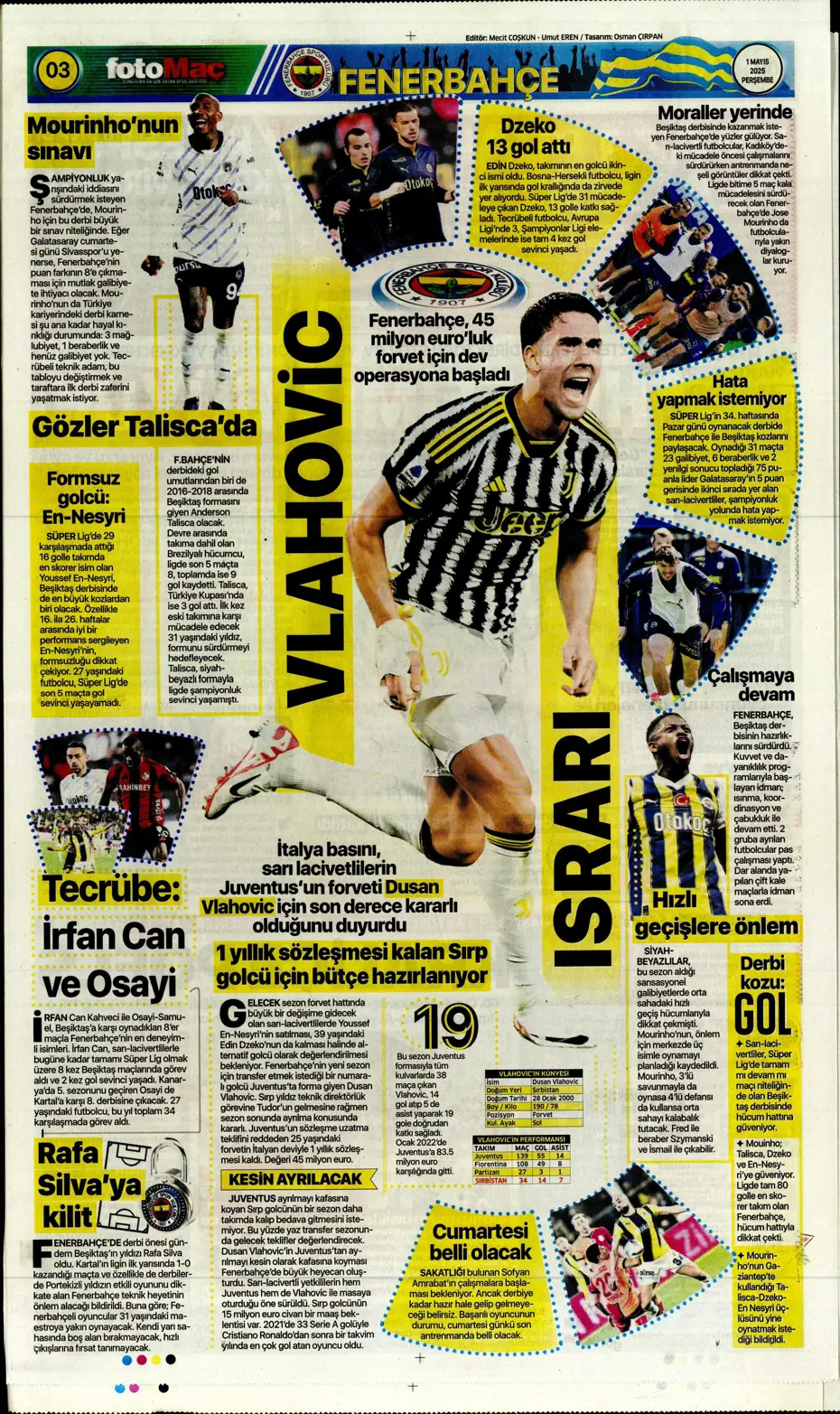 "Aslan'ın Sane planı" | Sporun manşetleri - 8