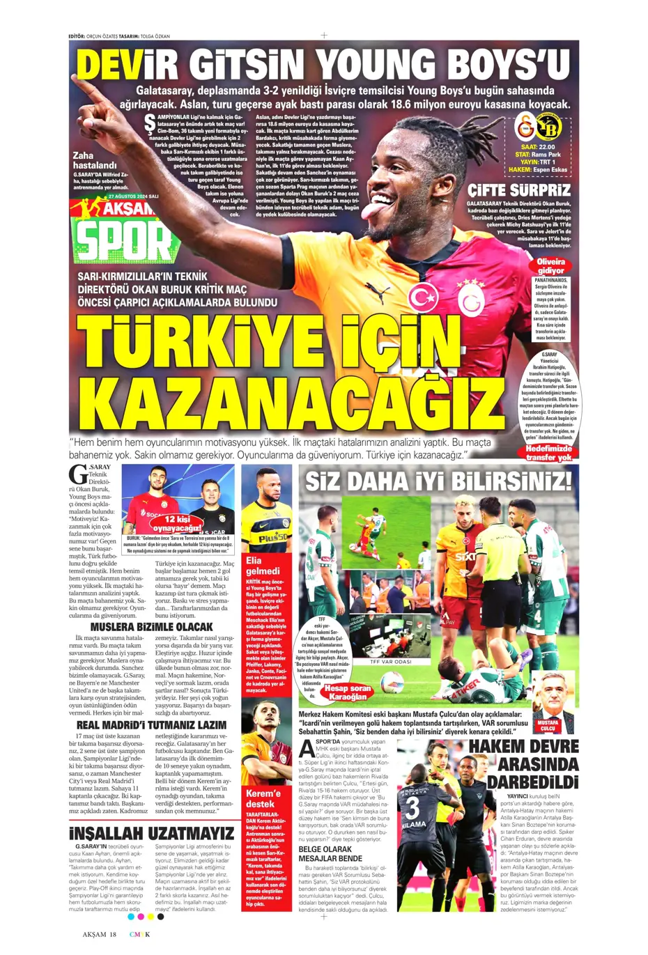 "Şok eden Ferdi Kadıoğlu gerçeği" | Sporun manşetleri - 2 "Şok eden Ferdi Kadıoğlu gerçeği" | Sporun manşetleri - 2