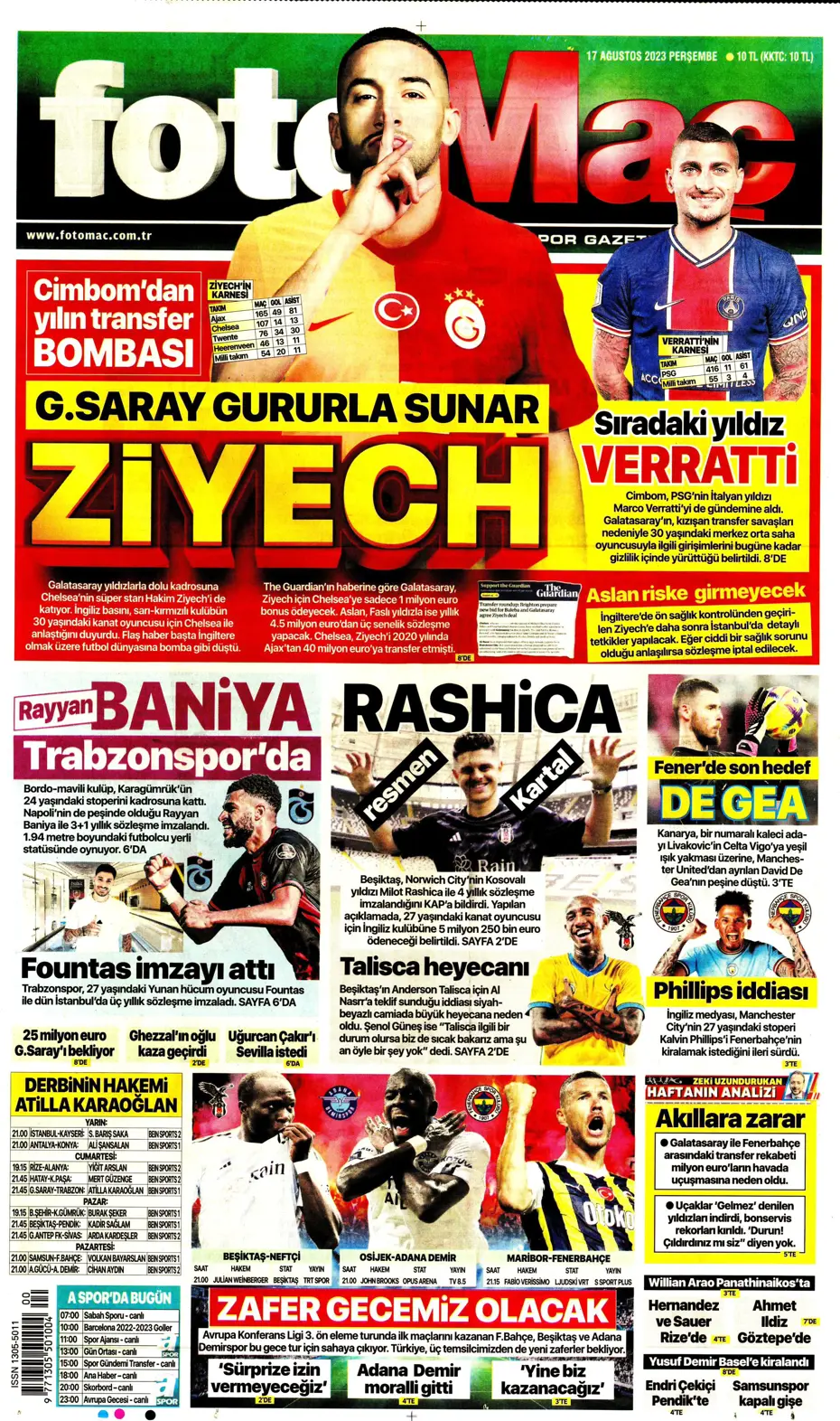 "Anderson Talisca için yoğun mesai" | Sporun Manşetleri - 13