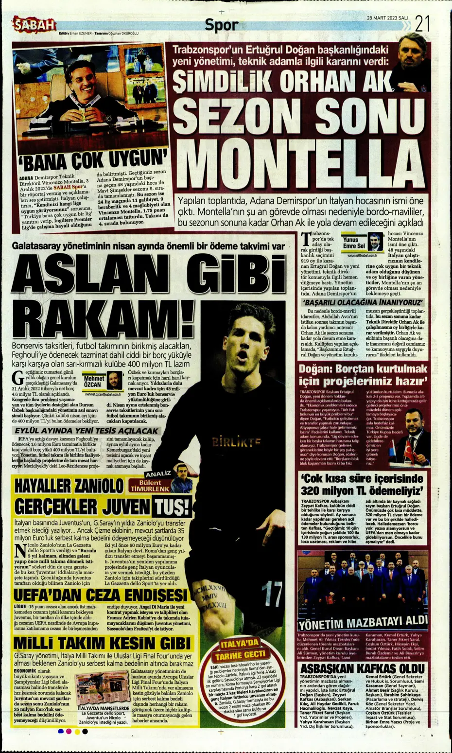 "Vurduğumuz gol olsun" - Sporun manşetleri - 28
