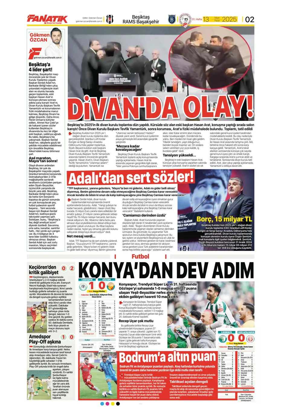 "Dzeko'nun yerine Müller" | Sporun manşetleri - 2