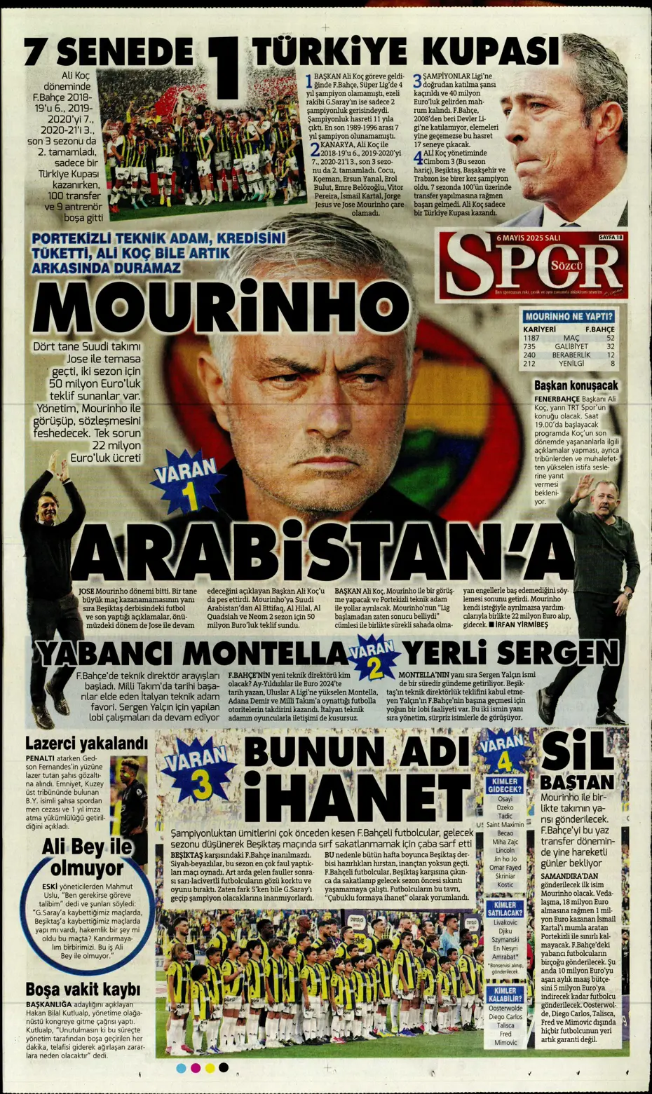 "Galatasaray'da tarihi hazırlık: Yer yerinden oynayacak" | Sporun manşetleri - 19