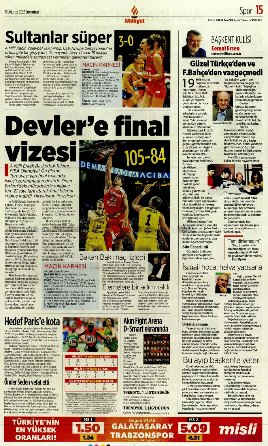 "Ramos'ta büyük kapışma" | Sporun Manşetleri (19 Ağustos 2023) - 21