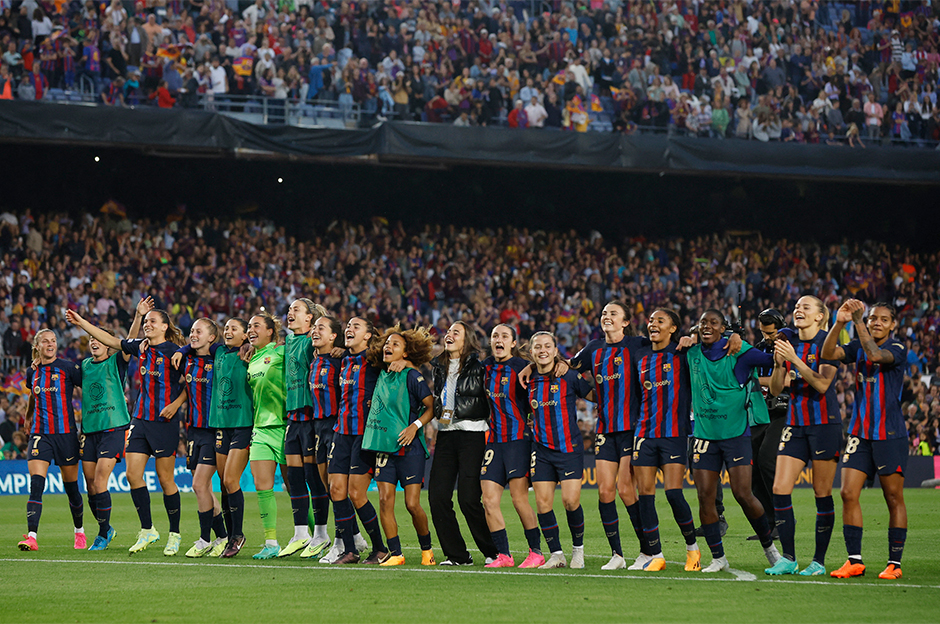 Kadınlar Şampiyonlar Ligi'nde ilk finalist Barcelona