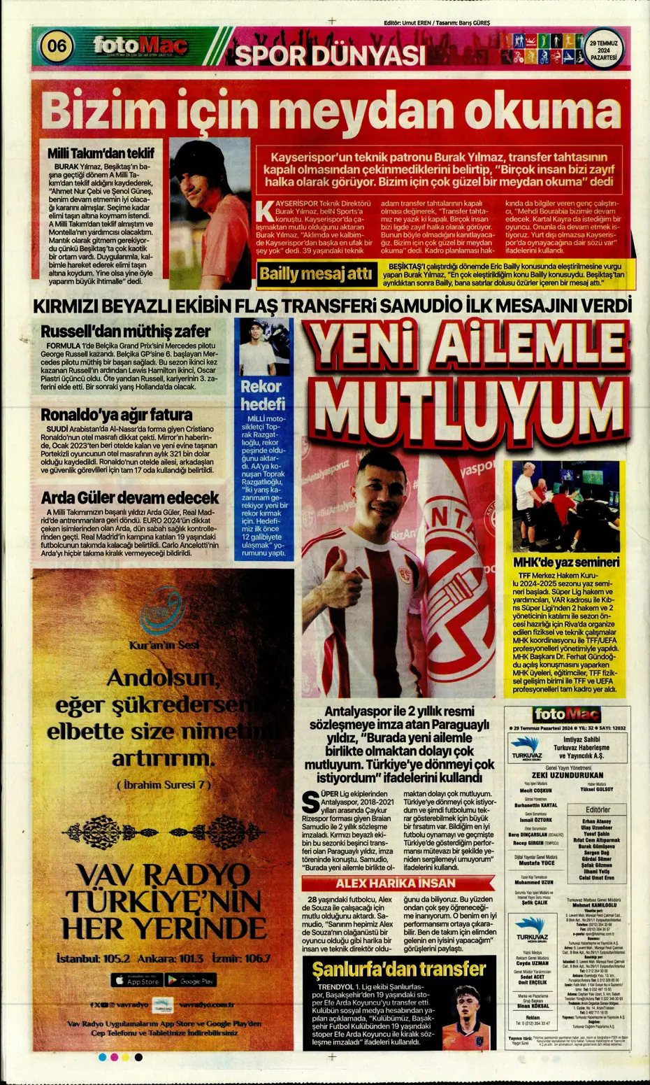 "Mourinho'nun prensi Kovacic" | Sporun manşetleri - 14 "Mourinho'nun prensi Kovacic" | Sporun manşetleri - 14