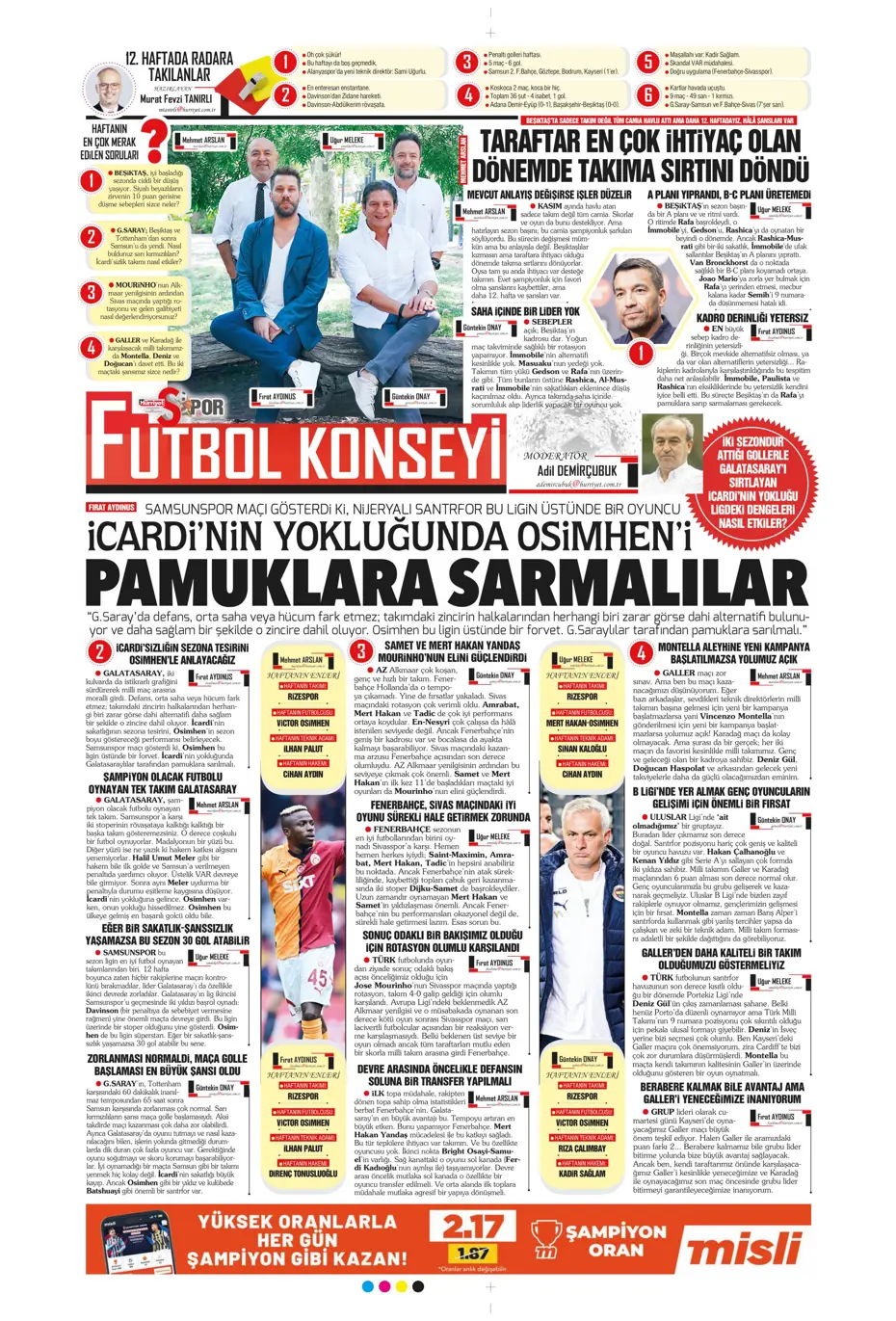 "Listenin başında onlar var: Talisca & Brown" | Sporun manşetleri (12 Kasım 2024) - 16 "Listenin başında onlar var: Talisca & Brown" | Sporun manşetleri (12 Kasım 2024) - 16