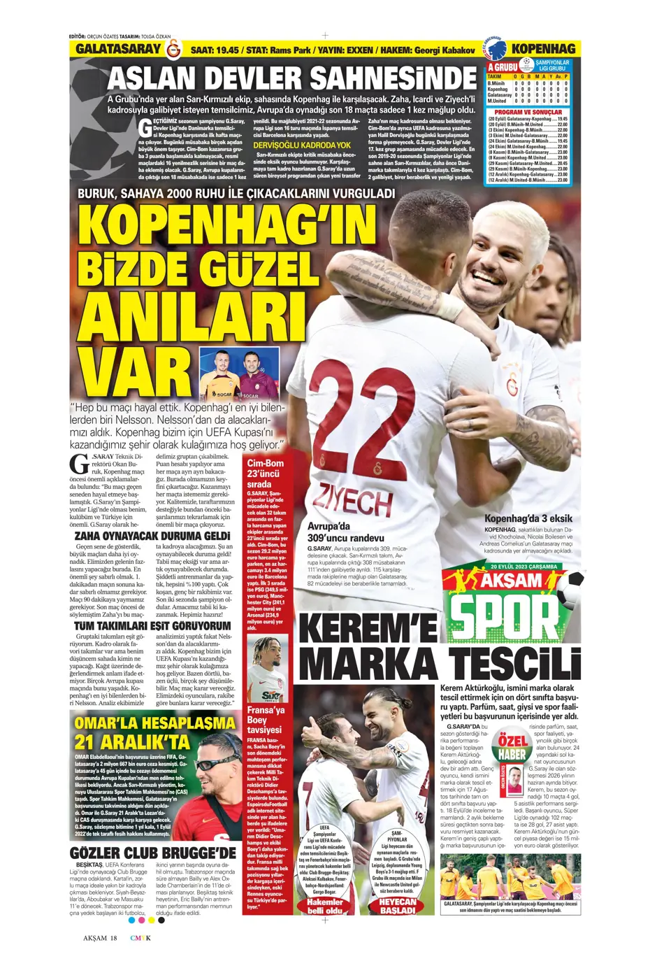 "Aslan devler sahnesinde" | Sporun Manşetleri - 2