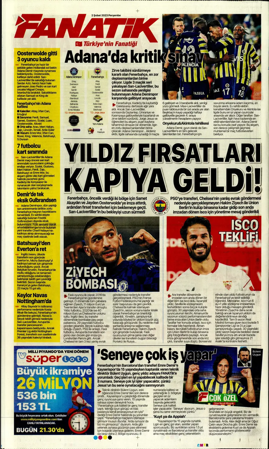 Sporun Manşetleri (2 Şubat 2023) - 14