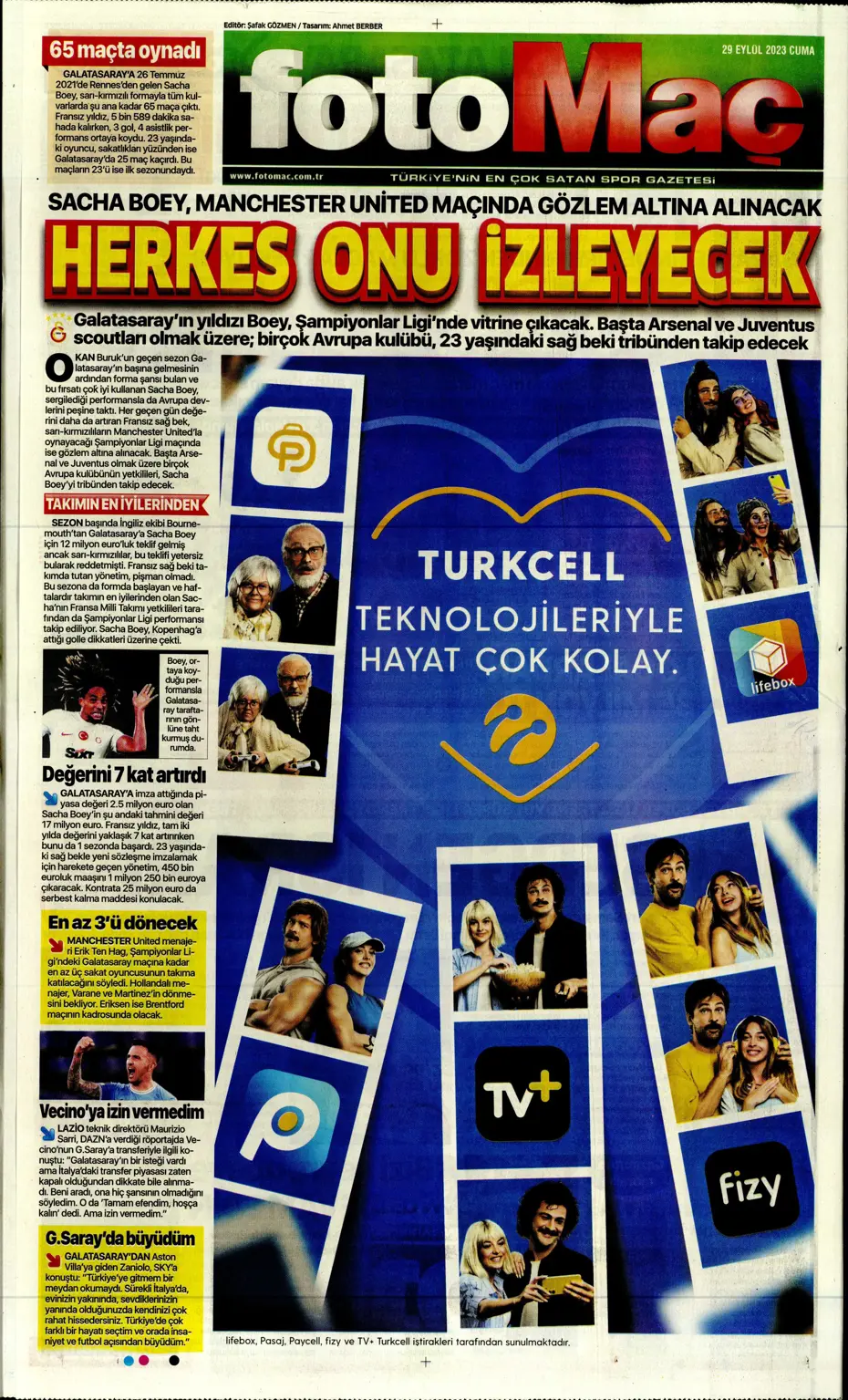 "Fenerbahçe gollerle coştu" | Sporun Manşetleri - 19 "Fenerbahçe gollerle coştu" | Sporun Manşetleri - 19